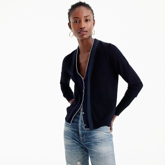 J. CREW 100% Wool Harlow Cardigan - Picture 1 of 7